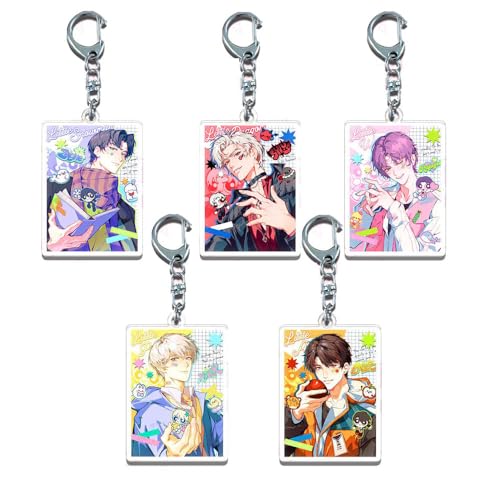 Love Deepspace Figuren Anhänger Cool Charakter Cosplay Zubehör Acryl Kette Schmuck - Mehrfarbig 5 Set Love Deepspace Figuren Anhänger Cool Charakter Cosplay Zubehör Acryl Kette Schmuck - Mehrfarbig 5 Set von CHENJIRA