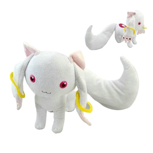 Madokas Magica Kyubey Plüschpuppe Niedlich Figuren Anime Madokas Magica Plüsch - 7.87 Inch / 20 cm Kuscheltier, Mehrfarbig von CHENJIRA