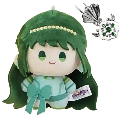 MermaidMelody Plüschpuppe Mit Halskette MermaidMelody Figure Plüsch - 4.75 Inch / 12 cm Kuscheltier, Mehrfarbig (Green) von CHENJIRA