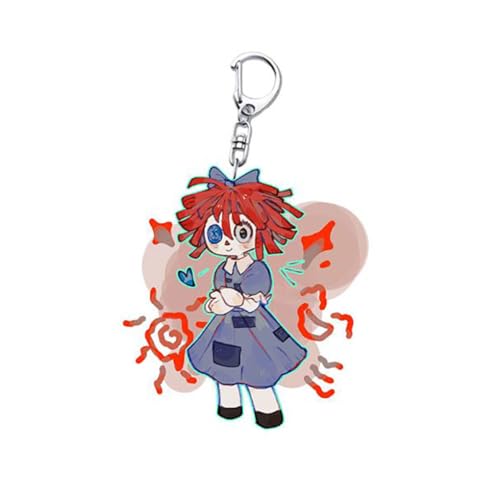 The Amazing Circus Figuren Anhänger Niedlich Charakter Cosplay Zubehör Acryl Kette Schmuck (D) von CHENJIRA