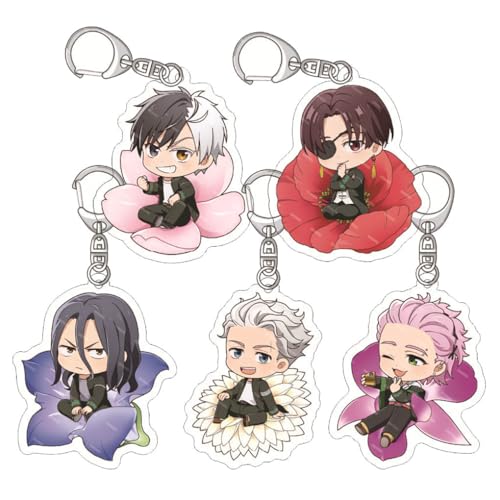 Wind Breakers Figuren Anhänger Cool Charakter Cosplay Zubehör Acryl Kette Schmuck - Mehrfarbig 5 Set von CHENJIRA