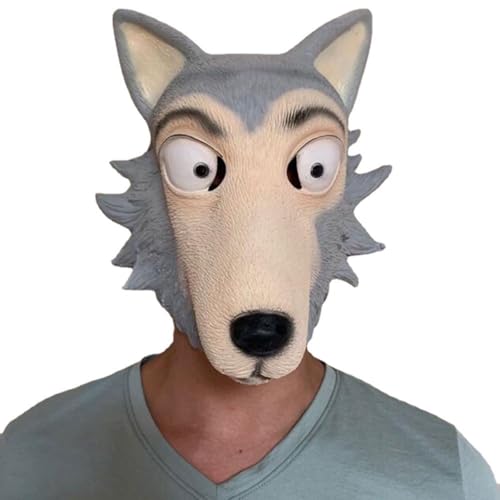 CHENREN Beastars Tier Rhapsodys Cosplay Masken Halloween Maske Karneval Ostern Maske für Halloween Party Requisiten CHENREN Beastars Tier Rhapsodys Cosplay Masken Halloween Maske Karneval Ostern Maske für Halloween Party Requisiten von CHENREN