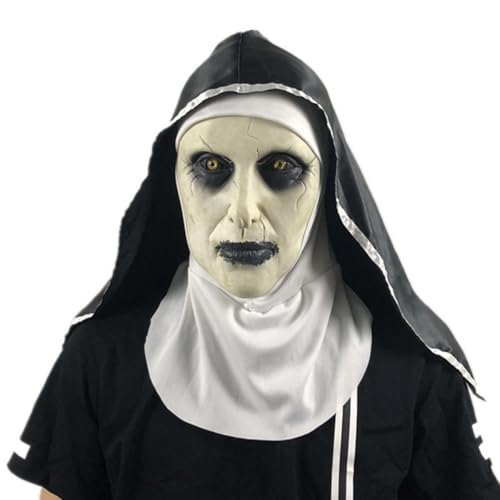 CHENREN Conjurings Horrors Nonnen Cosplay Masken Halloween Maske Karneval Ostern Maske für Halloween Party Requisiten CHENREN Conjurings Horrors Nonnen Cosplay Masken Halloween Maske Karneval Ostern Maske für Halloween Party Requisiten von CHENREN