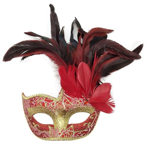 CHENREN Karneval Maskeraden Federn Cosplay Masken Halloween Maske Karneval Ostern Maske für Halloween Party Requisiten CHENREN Karneval Maskeraden Federn Cosplay Masken Halloween Maske Karneval Ostern Maske für Halloween Party Requisiten von CHENREN
