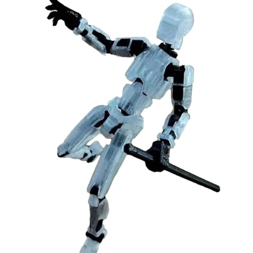 3D Printed Multi-Jointed Movable Robot, 3D Gedruckter Beweglicher Mehrgelenkig Roboter, Roboter Aktionsfigur mit Mehreren Gelenken, Action Figure 3D Geschenk für Spiele-Liebhaber, Kinder (Kla) von CHENRI
