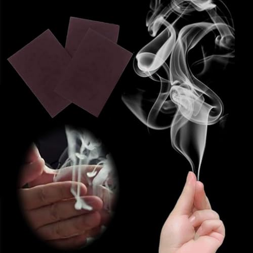 50 Stück Hell's Smoke Magic Toy, Zauberartikel Papier, Lustige magische Karte Magischer Trick, Magischer Rauch aus den Fingerspitzen 50 Stück Hell's Smoke Magic Toy, Zauberartikel Papier, Lustige magische Karte Magischer Trick, Magischer Rauch aus den Fingerspitzen von CHENRI