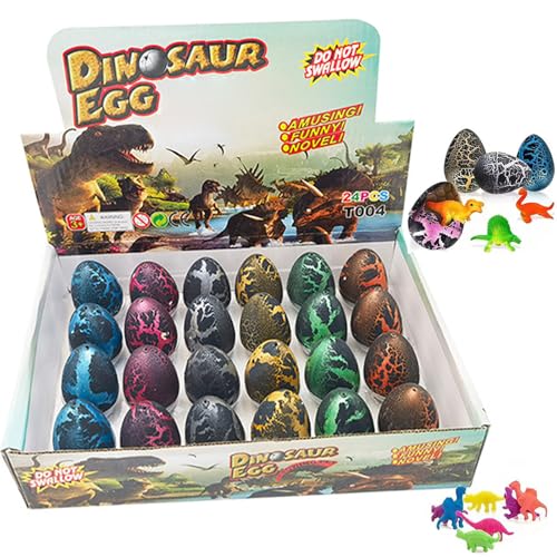 CHENRI 24 Stück Easter Magic Hatching Growing Dinosaur Eggs, Ostern Magische Schlüpfen Wachsende Dinosaurier-Eier, wachsendes und schlüpfendes Ei mit Dinosaurier Spielzeuge für Kinder Geburtstag (B) CHENRI 24 Stück Easter Magic Hatching Growing Dinosaur Eggs, Ostern Magische Schlüpfen Wachsende Dinosaurier-Eier, wachsendes und schlüpfendes Ei mit Dinosaurier Spielzeuge für Kinder Geburtstag (B) von CHENRI