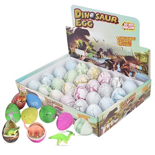 CHENRI 24 Stück Easter Magic Hatching Growing Dinosaur Eggs, Ostern Magische Schlüpfen Wachsende Dinosaurier-Eier, wachsendes und schlüpfendes Ei mit Dinosaurier Spielzeuge für Kinder Geburtstag (C) CHENRI 24 Stück Easter Magic Hatching Growing Dinosaur Eggs, Ostern Magische Schlüpfen Wachsende Dinosaurier-Eier, wachsendes und schlüpfendes Ei mit Dinosaurier Spielzeuge für Kinder Geburtstag (C) von CHENRI