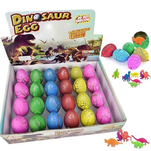 CHENRI 24 Stück Easter Magic Hatching Growing Dinosaur Eggs, Ostern Magische Schlüpfen Wachsende Dinosaurier-Eier, wachsendes und schlüpfendes Ei mit Dinosaurier Spielzeuge für Kinder Geburtstag (A) CHENRI 24 Stück Easter Magic Hatching Growing Dinosaur Eggs, Ostern Magische Schlüpfen Wachsende Dinosaurier-Eier, wachsendes und schlüpfendes Ei mit Dinosaurier Spielzeuge für Kinder Geburtstag (A) von CHENRI