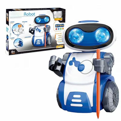 CHENRI I Draw Robot, DIY Disassembly and Assembly Programming Robot, Programmierbarer Roboter, Leuchtender und beweglicher intelligenter Roboter, Roboter-Spielzeug für Erwachsene und Kinder CHENRI I Draw Robot, DIY Disassembly and Assembly Programming Robot, Programmierbarer Roboter, Leuchtender und beweglicher intelligenter Roboter, Roboter-Spielzeug für Erwachsene und Kinder von CHENRI