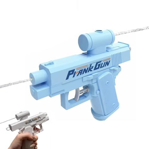 Prank Water Gun, Prank Gun, Prank Squirt Gun, Streich-Wasserpistole, Zwei-Wege Kreativer Wassersprinkler, Lustige Wasserpistole für Erwachsene und Kinder (Blau) von CHENRI