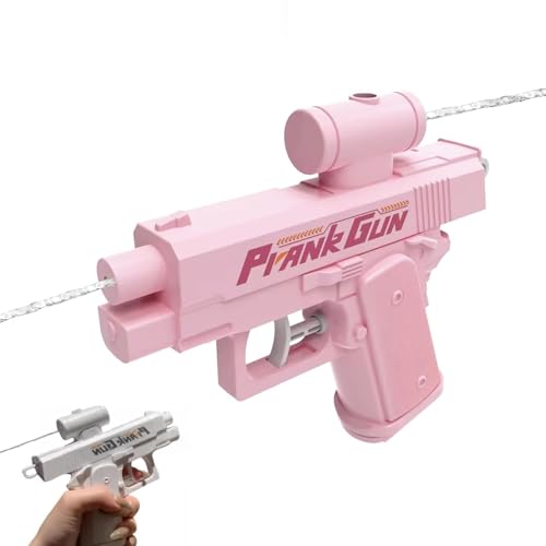 Prank Water Gun, Prank Gun, Prank Squirt Gun, Streich-Wasserpistole, Zwei-Wege Kreativer Wassersprinkler, Lustige Wasserpistole für Erwachsene und Kinder (Rosa) von CHENRI