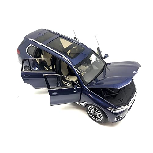 CHENXIAOLAN Miniaturmodelle 1 18 Für BMW X7 Automodell 2019 Kann Die Blaue Autotür Geöffnet Werden, Legierungsdruckguss-Simulationsautomodell Fertigmodell von CHENXIAOLAN