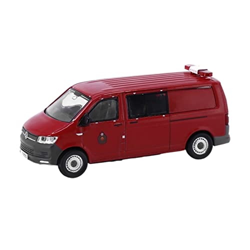 CHENXIAOLAN Miniaturmodelle 1 64 Für Volkswagen T6 Transporter Rot Legierung Simulation Modellauto Sammlung Ornamente Für Erwachsene Fertigmodell von CHENXIAOLAN
