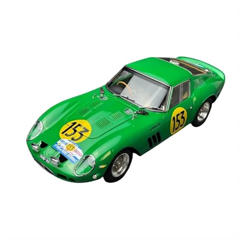 CHENXIAOLAN Miniaturmodelle 1:18 Für Ferrari 250 GTO 153# Le Mans Collection Modellsportwagen Klassische Statische Verzierung Fertigmodell von CHENXIAOLAN