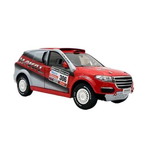 CHENXIAOLAN Miniaturmodelle 1:18 Für Haval H6 Dakar Rally Rennsport-Legierungsautomodell Collector Edition-Metallfahrzeug-Fertigprodukt Fertigmodell von CHENXIAOLAN