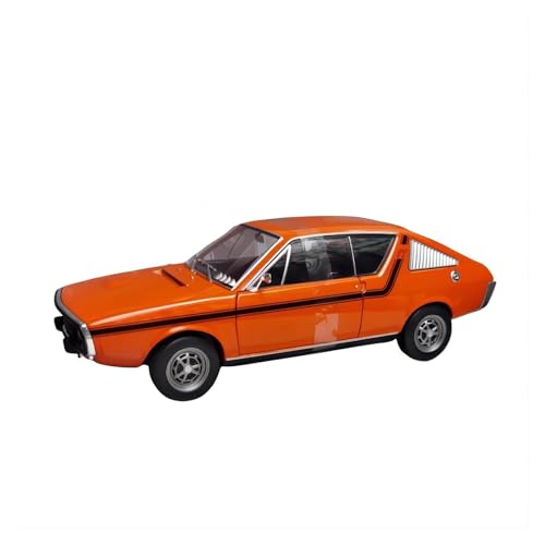 CHENXIAOLAN Miniaturmodelle 1:18 Für Renault 17 1974 Coupe Oldtimer Simulation Legierung Automodell Sammlerstücke Ornament Geschenk Fertigmodell von CHENXIAOLAN