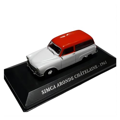 CHENXIAOLAN Miniaturmodelle 1:43 Für Simca Aronde Chatelaine 1961 Oldtimer-Modell Für Erwachsene Klassische Sammlung Statische Anzeige Fertigmodell von CHENXIAOLAN
