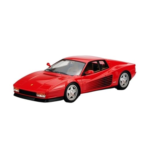 CHENXIAOLAN Miniaturmodelle Für Ferrari Testarossa 1:18 Resin-Automodell Rotes Geschenk-Ornament-Sammlungsdisplay Fertigmodell von CHENXIAOLAN