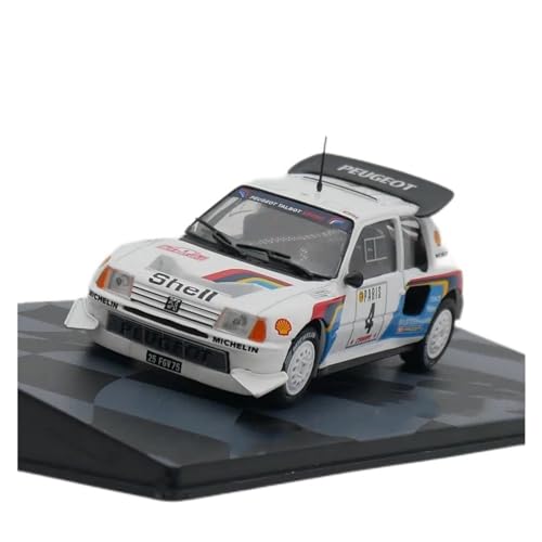CHENXIAOLAN Miniaturmodelle Für Peugeot 205 Turbo 16 E2 WRC 1996 1:43 Rally Racing Classic Legierung Auto Modell Sammeln Junge Spielzeug Geschenk Fertigmodell von CHENXIAOLAN