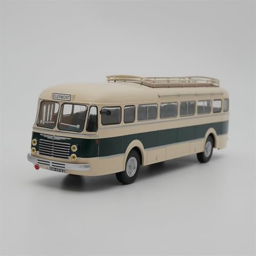 CHENXIAOLAN Miniaturmodelle Maßstab 1/43 für den französischen Bus R4192, Simulationslegierung, Automodell, Fertigprodukt-Sammlung, Fahrzeugmodell Fertigmodell von CHENXIAOLAN