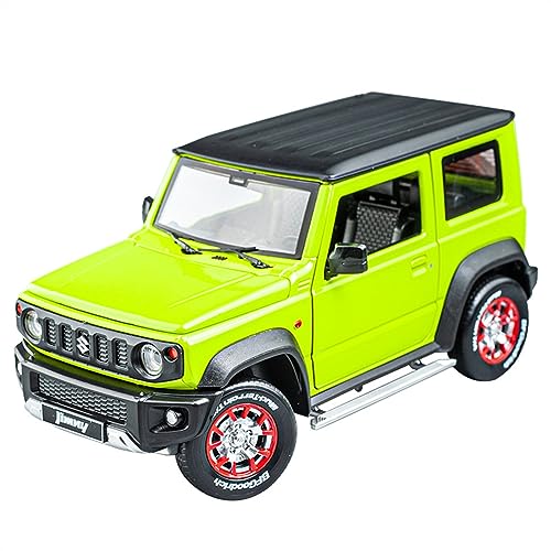 CHENXIAOLAN Miniaturmodelle Maßstab 1 18 für Suzuki Jimny SUV, Druckgusslegierung, Automodell-Sammlung, Fahrzeug mit Sound und Licht Fertigmodell von CHENXIAOLAN