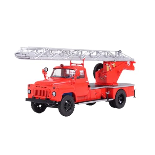 CHENXIAOLAN Miniaturmodelle Maßstab 1 43 für die Sowjetunion AL-18 GAZ-52 Feuerwehrauto, Simulationslegierung, Automodell, Retro-Sammlungsfahrzeuge Fertigmodell von CHENXIAOLAN