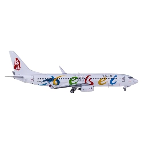 CHENXIAOLAN Vorgefertigte Luftfahrzeug-Modelle 1 400 Für Hebei Airlines Boeing 737-800 Miniatur-Flugzeugmodell Aus Druckgusslegierung, Geschenkkollektion Fertigmodelle von CHENXIAOLAN