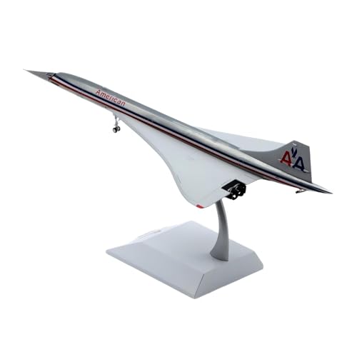 CHENXIAOLAN Vorgefertigte Luftfahrzeug-Modelle 1:200 Für Airlines Aerospatiale Concorde Druckguss-Flugzeugmodell Legierung Sammlerflugzeug Geschenk Fertigmodelle von CHENXIAOLAN