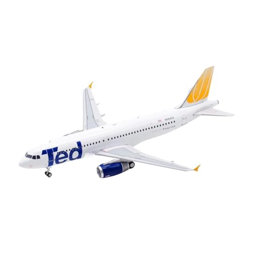 CHENXIAOLAN Vorgefertigte Luftfahrzeug-Modelle 1:200 Für Ted United Airlines Airbus A320 Flugzeug Modell Legierung Fertig Geschenk Dekoration Sammlung Spielzeug Fertigmodelle von CHENXIAOLAN