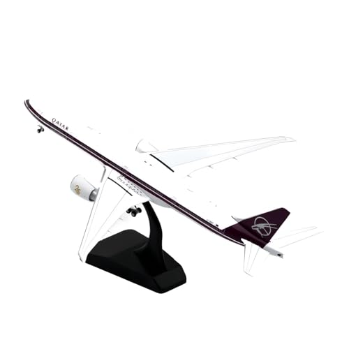 CHENXIAOLAN Vorgefertigte Luftfahrzeug-Modelle 1:400 Für Qatar Airways Boeing B777-300er Simulation Luftfahrtflugzeug Metallornamente Geschenk Fertigmodelle von CHENXIAOLAN