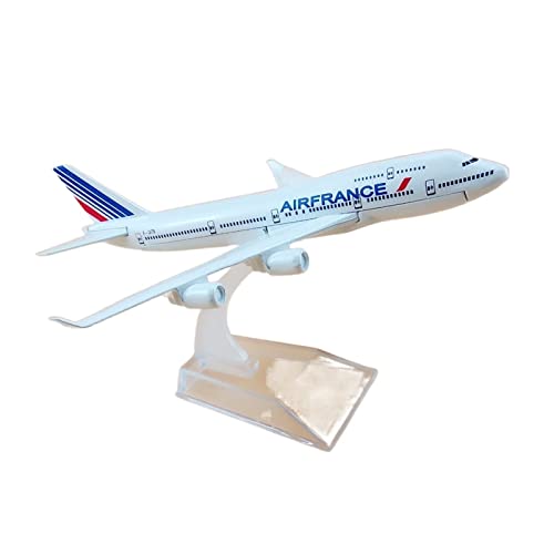 CHENXIAOLAN Vorgefertigte Luftfahrzeug-Modelle 16 cm Für Air France B747 Boeing 747-400 Airline Metalllegierung Flugzeugmodell Flugzeug Maßstab 1 400 Fertigmodelle von CHENXIAOLAN