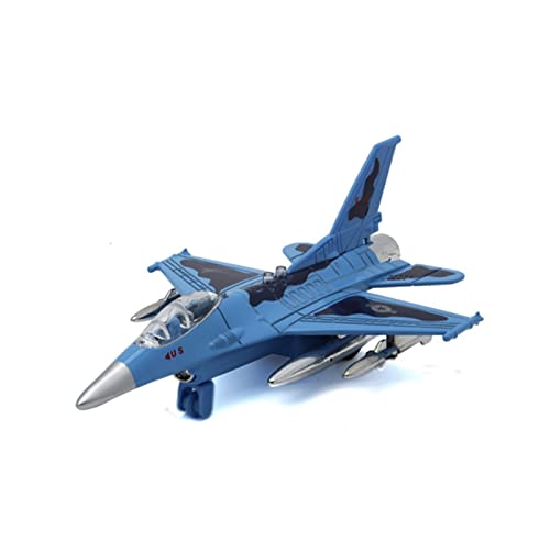 CHENXIAOLAN Vorgefertigte Luftfahrzeug-Modelle Fit for F16 Hornet Fighter Model Simulation Flugzeugträger mit Beleuchtung und Audio-Sammlung Fertigmodelle (Color : A) von CHENXIAOLAN