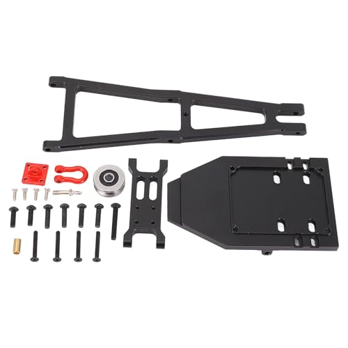 CHEOTIME 1/10 Scale Winch Double Stent Rescue Truck Tow Crane Arm Wrecker Kit, RC Truck and Tow Build Kit Updates, for 1/10 RC Crawler and Capra 1.9 UTB RC Crawler Trailer DIY Build (Schwarz) von CHEOTIME