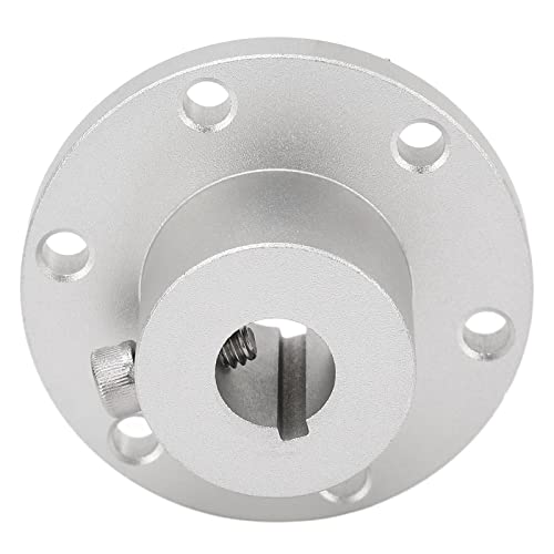 CHEOTIME 1/2in RC Key Hub -Welle Kupplung, Aluminiumlegierung RC Motorwelle Koppler RC -Modellzubehör -Flanschkupplungsstecker zum Ersatzsilber von CHEOTIME