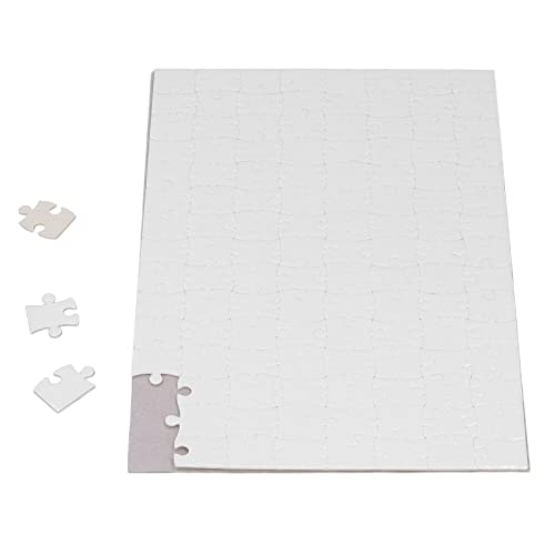 CHEOTIME 10 Sets Blanks Sublimation A4 Puzzles, DIY Wärmepresstransferhandwerk A4 20cmx29cm 120pcs Kit Benutzerdefinierte Puzzle -Blanks für Wärmeübertragung von CHEOTIME
