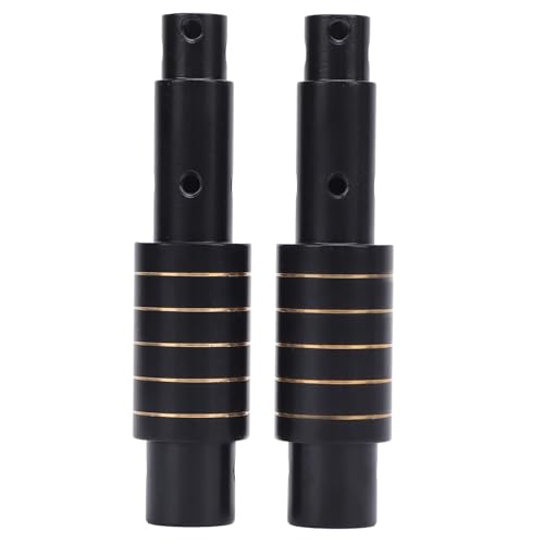 CHEOTIME 2pcs RC Hinterachse Rohr, Messingachse Remote -Steuerauto -Achsrohr 1/10 Messing Hinterachse für axiale SCX10 Pro RC Car von CHEOTIME
