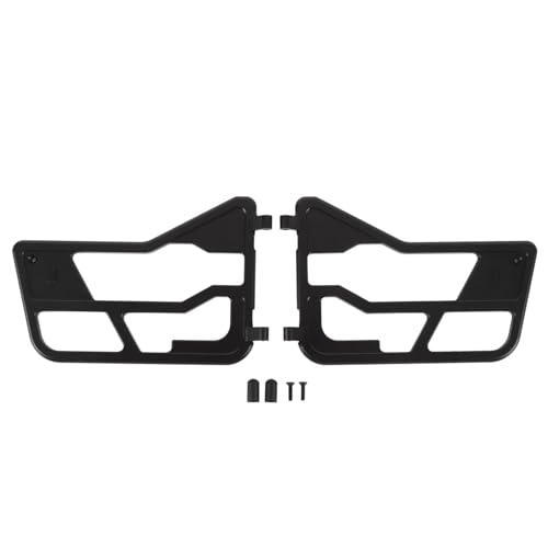CHEOTIME 2pcs Rohrtür simuliert, RC -Autorrohrtür CNC Aluminiumlegierung Simuliertes Röhrchen -Schienentür DIY -Dekoration für axiale SCX10 III CJ 7 1/10 RC Auto von CHEOTIME