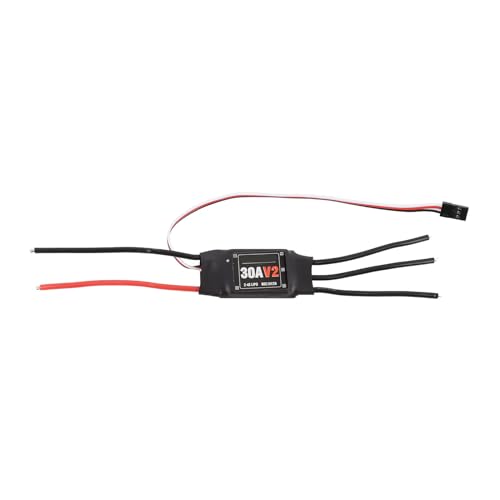 CHEOTIME 30a V2 Elektrisch bürstenloser Motor Controller, 5 V 2A bürstensess ESC Speed ​​Controller für Drohnenhubschrauber Fester Flügel DIY RC 4 Achse Flugzeuge von CHEOTIME