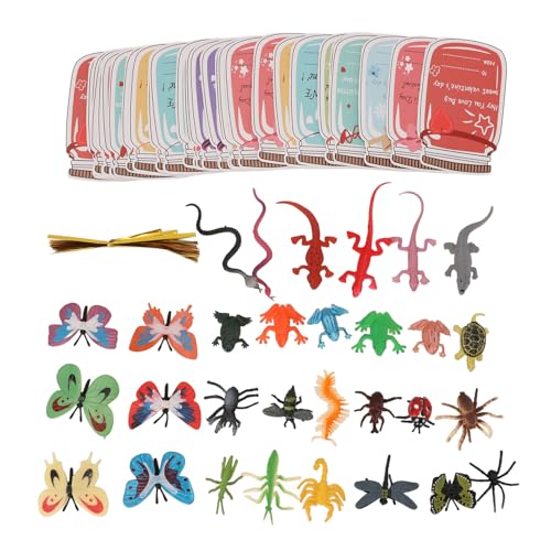 CHEOTIME Candy Jar Animal Props Klassenzimmer kommunizieren Austauschkarten Papier Innovative lustige Kinder für Karten mit wenig von CHEOTIME