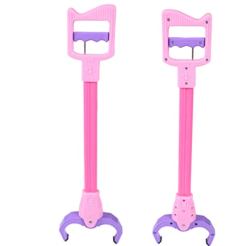 CHEOTIME Children Intelligence Grabber Spielzeug, Flexibles Plastikklauen -Werkzeug mit Klicken auf Leichtgewichte Kinder, die Pick -up -Spielzeug für Jungen und Mädchen greifen (Gelb) (Rosa) von CHEOTIME