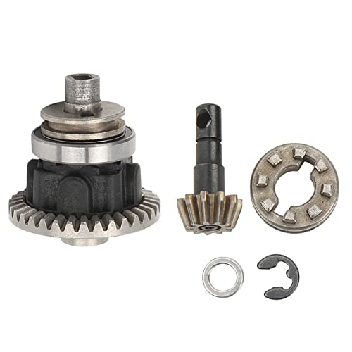 CHEOTIME Differential-Kegelradsatz, 34T 11T RC-Car-Metallgetriebesatz mit Stahl- und Kunststoffkonstruktion, reibungsloser Kraftübertragungsersatz für Offroad-RC-Typen von CHEOTIME