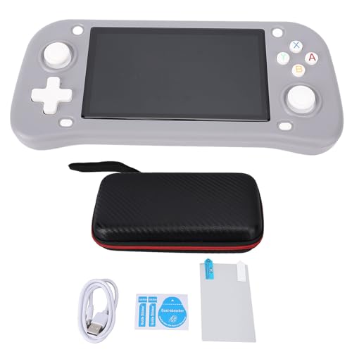 CHEOTIME Handheld Game Console, tragbares Retro -Video 128G Game Console Support 30+ Emulatoren, 4,3 Zoll Bildschirm, 3000mAh wiederaufladbarer Akku für Heimreise (128g) von CHEOTIME