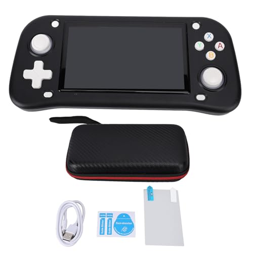 CHEOTIME Handheld Game Console, tragbares Retro -Video 128G Game Console Support 30+ Emulatoren, 4,3 Zoll Bildschirm, 3000mAh wiederaufladbarer Akku für Heimreise (64g) von CHEOTIME