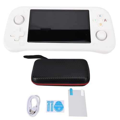 CHEOTIME Handheld Game Console, tragbares Retro -Video 128G Game Console Support 30+ Emulatoren, 4,3 Zoll Bildschirm, 3000mAh wiederaufladbarer Akku für Heimreise (64g) von CHEOTIME