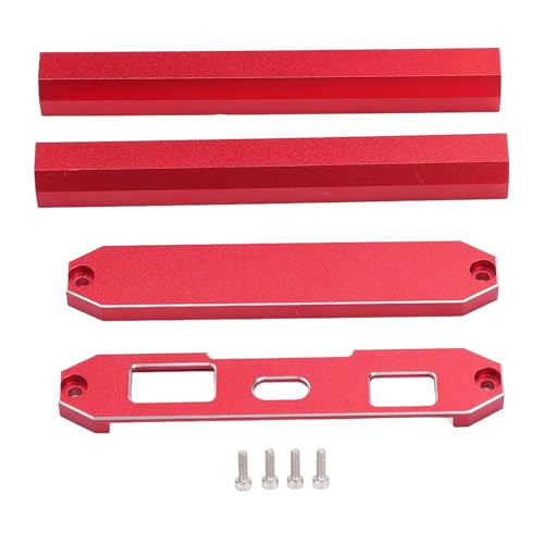 CHEOTIME Metall Sender Protektorrahmen, hochverständliche Aluminium -Legierungs -Fern -Metall -Basis -Fernbedienungsschutzrahmen für RC -Auto (Rot (1,0 mm Dicke)) von CHEOTIME