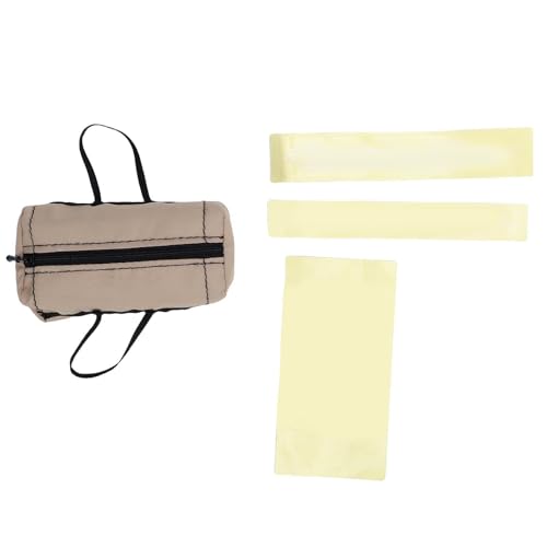 CHEOTIME RC Crawler Bag, Polyester Deko-Rucksack Passend für SCX10 SCX10 II D90 1/10 RC Car, Gepäck für Dachgepäckträger-Upgrade-Display-Zubehör (Khaki Farbe) von CHEOTIME