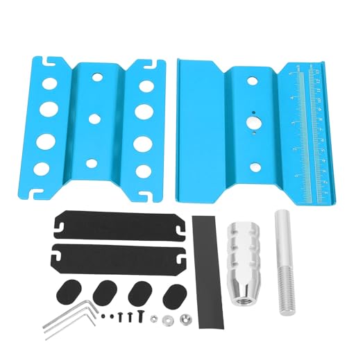 CHEOTIME RC Model Car Reparaturständer, legierbare verstellbare Arbeitsstation mit 360 -Grad -Rotation für 1:16 1:10 1: 8 Skalen -RC -Autos und LKWs (Blau) von CHEOTIME