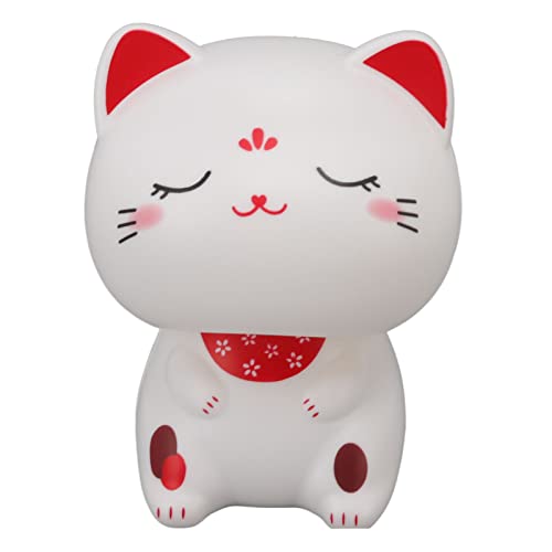 CHEOTIME Solar-Katze, Wackelschüttel-Tanzspielzeug, Katzenfigur, Statue, Auto-Armaturenbrett, glückliche Katze, schüttelnd, tanzende Ornamente, Statuen für Auto, Zuhause, Büro, (Typ 2) von CHEOTIME