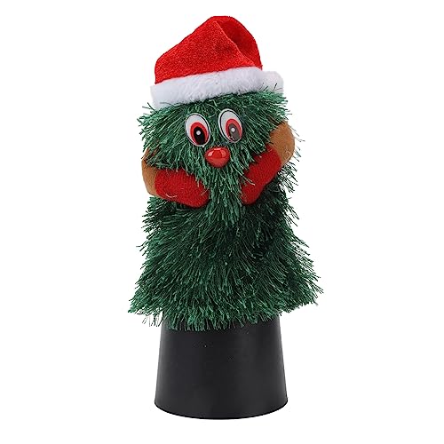 CHEOTIME Tanztanz Weihnachtsbaum singen, interaktive niedliche rotierende Tanzmusikspielzeug für Kinder Desktop Ornament Weihnachtsbaumdekorationen (S) von CHEOTIME